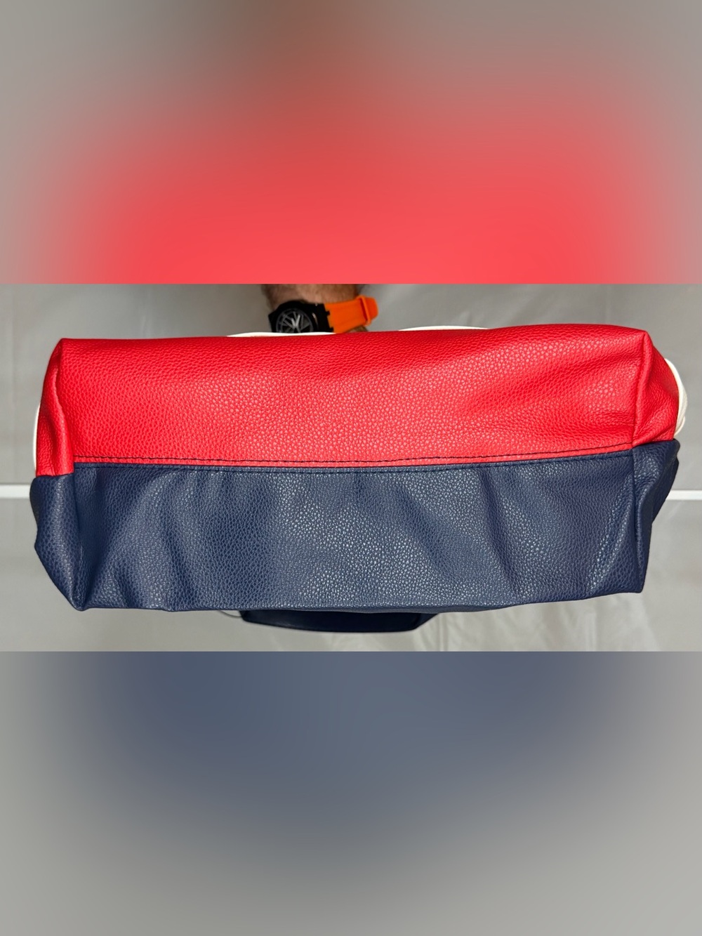 Femina American Flag Tote Bag NWT Red White Blue Patriotic Shoulder Purse - Picture 3 of 13